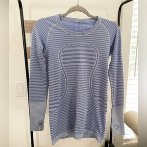 Lululemon Periwinkle Swiftly Long Sleeve Size 8